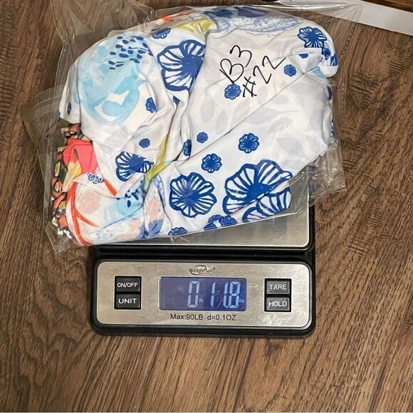 Dot Dot Smile 3 Sleeveless Twirl Floral Pattern Dresses Orange White Blue sz 2T - Picture 12 of 12